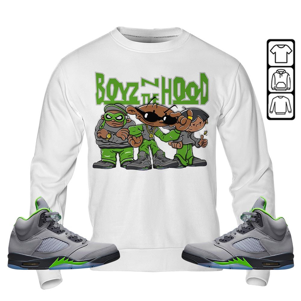 Boyz N The Hood Sneaker Shirt Match Green Bean 5s, Jordan 5 Retro Green Bean MKO T-Shirt Boyz N The Hood Sneaker Shirt Match Green Bean 5s, Jordan 5 Retro Green Bean MKO T-Shirt