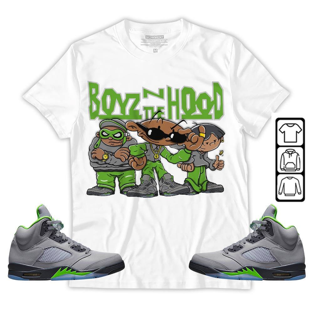 Boyz N The Hood Sneaker Shirt Match Green Bean 5s, Jordan 5 Retro Green Bean MKO T-Shirt Boyz N The Hood Sneaker Shirt Match Green Bean 5s, Jordan 5 Retro Green Bean MKO T-Shirt