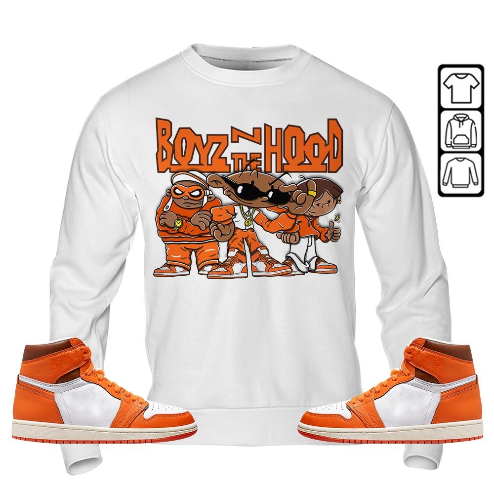 Boyz N The Hood Sneaker Shirt Match High OG Starfish 1s, Jordan 1 Retro High OG Starfish MKO T-Shirt Boyz N The Hood Sneaker Shirt Match High OG Starfish 1s, Jordan 1 Retro High OG Starfish MKO T-Shirt