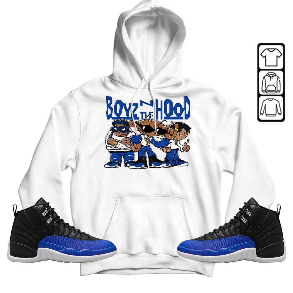 Boyz N The Hood Sneaker Shirt Match Hyper Royal 12s, Jordan 12 Hyper Royal MKO T-Shirt