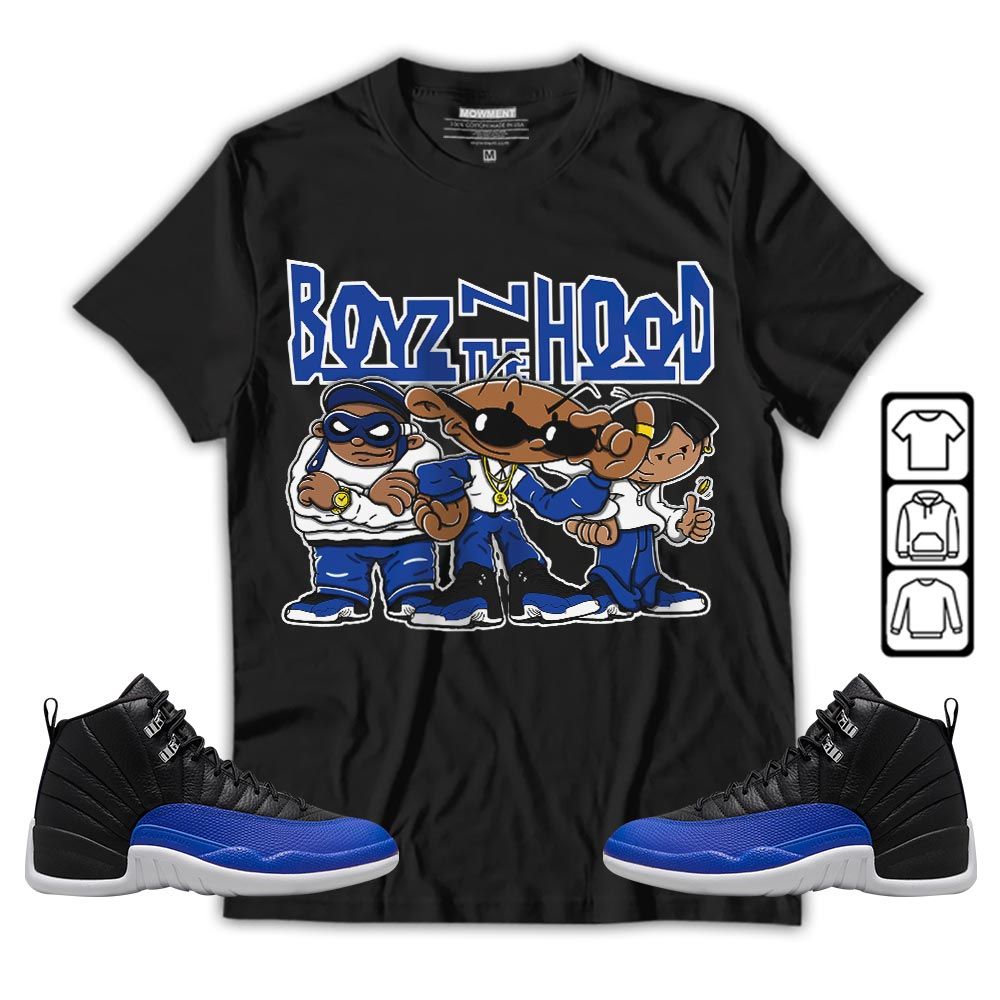 Boyz N The Hood Sneaker Shirt Match Hyper Royal 12s, Jordan 12 Hyper Royal MKO T-Shirt Boyz N The Hood Sneaker Shirt Match Hyper Royal 12s, Jordan 12 Hyper Royal MKO T-Shirt