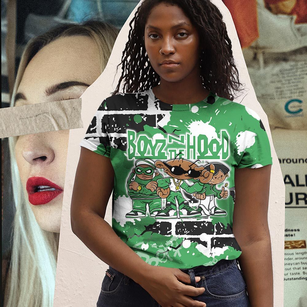 Boyz N The Hood Sneaker Shirt Match Lucky Green 1S, Jordan 1 Lucky Green Hoodie Sweatshirt Tee All Over Print MKO Shirt Boyz N The Hood Sneaker Shirt Match Lucky Green 1S, Jordan 1 Lucky Green Hoodie Sweatshirt Tee All Over Print MKO Shirt