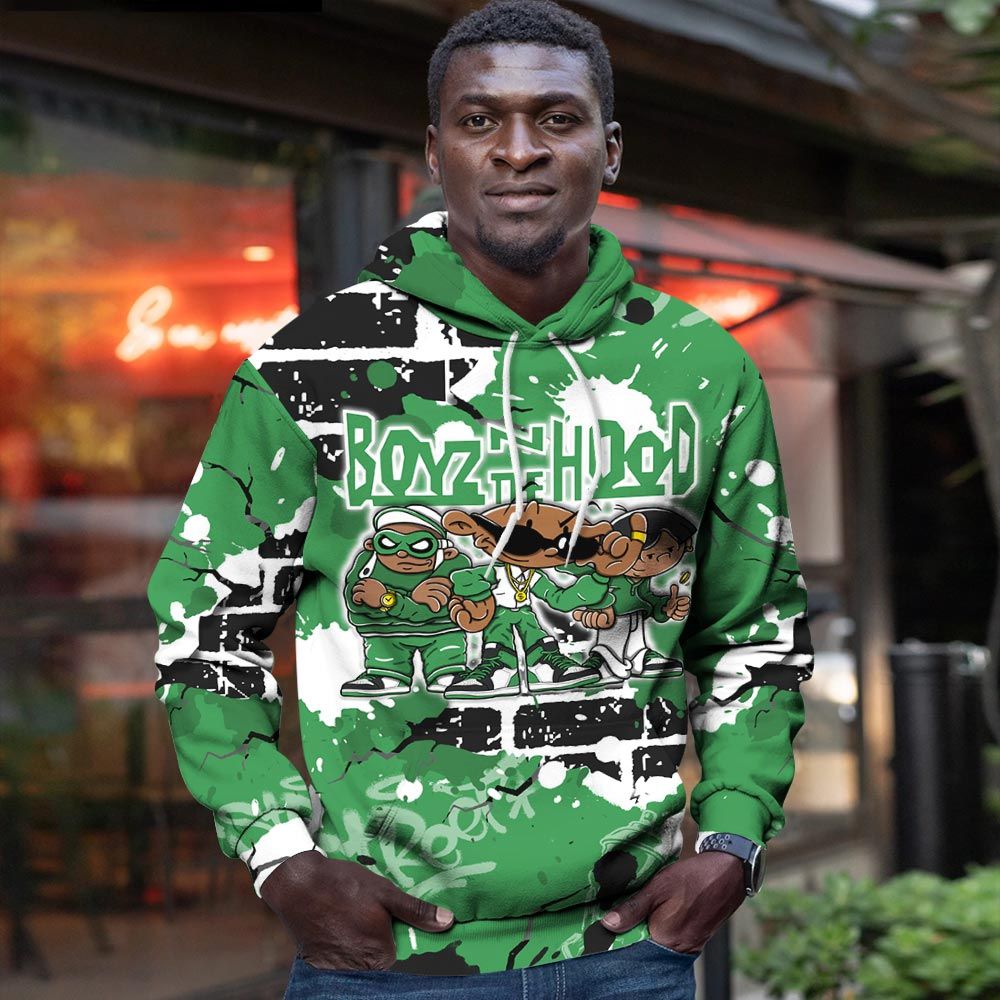 Boyz N The Hood Sneaker Shirt Match Lucky Green 1S, Jordan 1 Lucky Green Hoodie Sweatshirt Tee All Over Print MKO Shirt Boyz N The Hood Sneaker Shirt Match Lucky Green 1S, Jordan 1 Lucky Green Hoodie Sweatshirt Tee All Over Print MKO Shirt