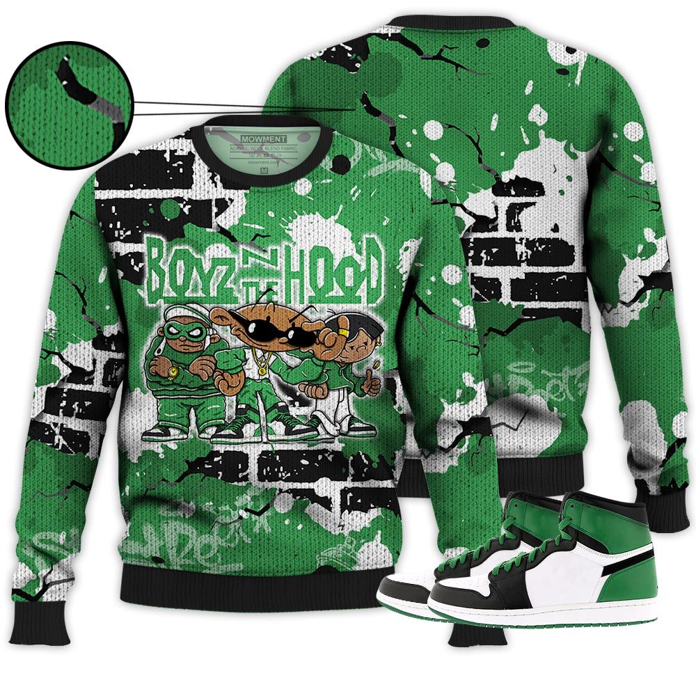 Boyz N The Hood Sneaker Shirt Match Lucky Green 1S, Jordan 1 Lucky Green Hoodie Sweatshirt Tee All Over Print MKO Shirt Boyz N The Hood Sneaker Shirt Match Lucky Green 1S, Jordan 1 Lucky Green Hoodie Sweatshirt Tee All Over Print MKO Shirt