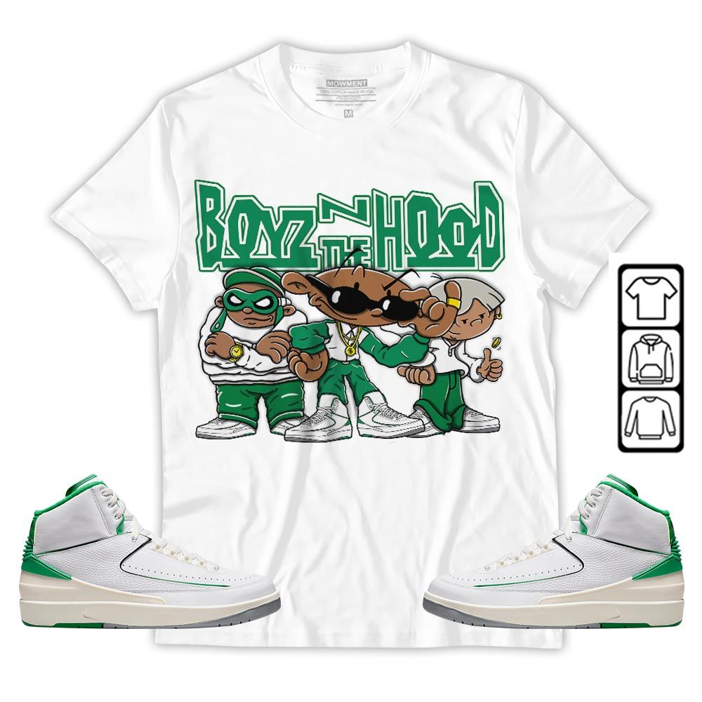 Boyz N The Hood Sneaker Shirt Match Lucky Green 2s, Jordan 2 Lucky Green MKO T-Shirt Boyz N The Hood Sneaker Shirt Match Lucky Green 2s, Jordan 2 Lucky Green MKO T-Shirt