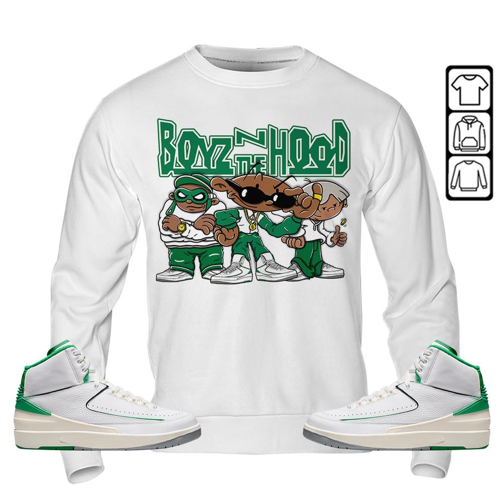 Boyz N The Hood Sneaker Shirt Match Lucky Green 2s, Jordan 2 Lucky Green MKO T-Shirt Boyz N The Hood Sneaker Shirt Match Lucky Green 2s, Jordan 2 Lucky Green MKO T-Shirt