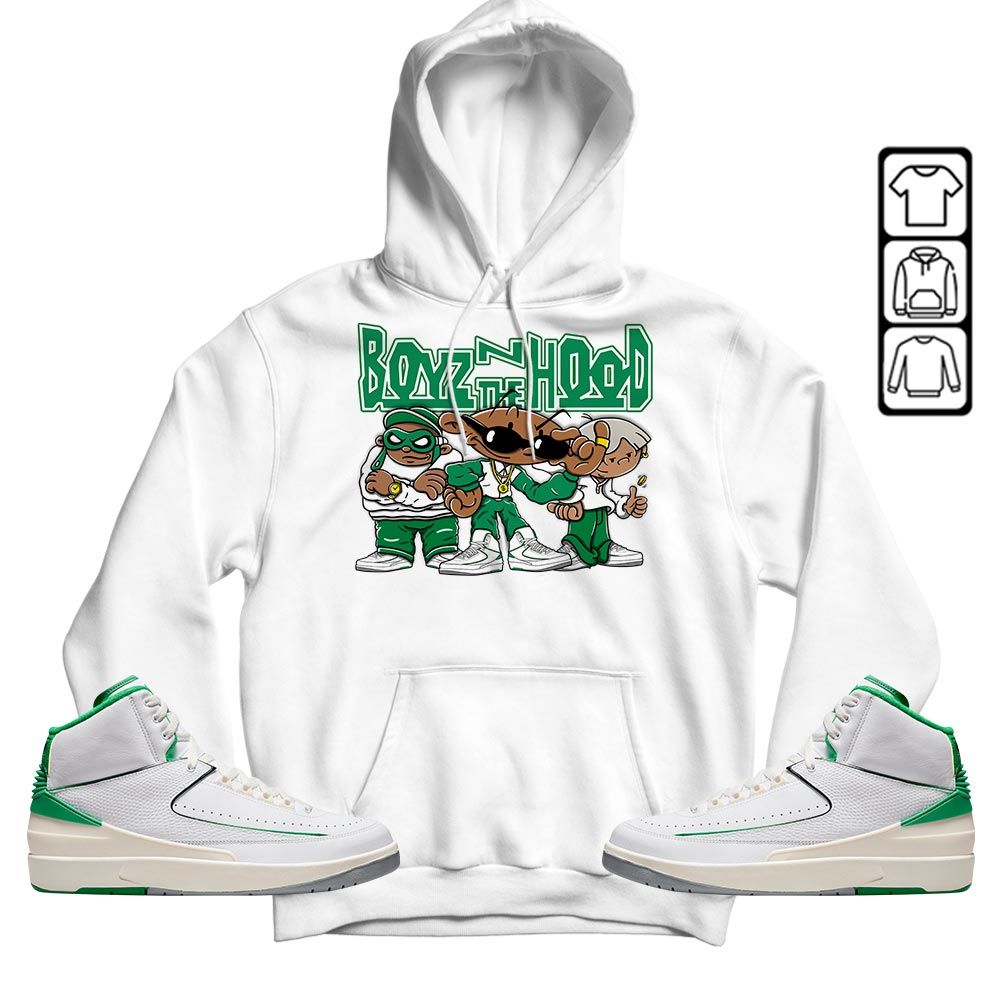 Boyz N The Hood Sneaker Shirt Match Lucky Green 2s, Jordan 2 Lucky Green MKO T-Shirt