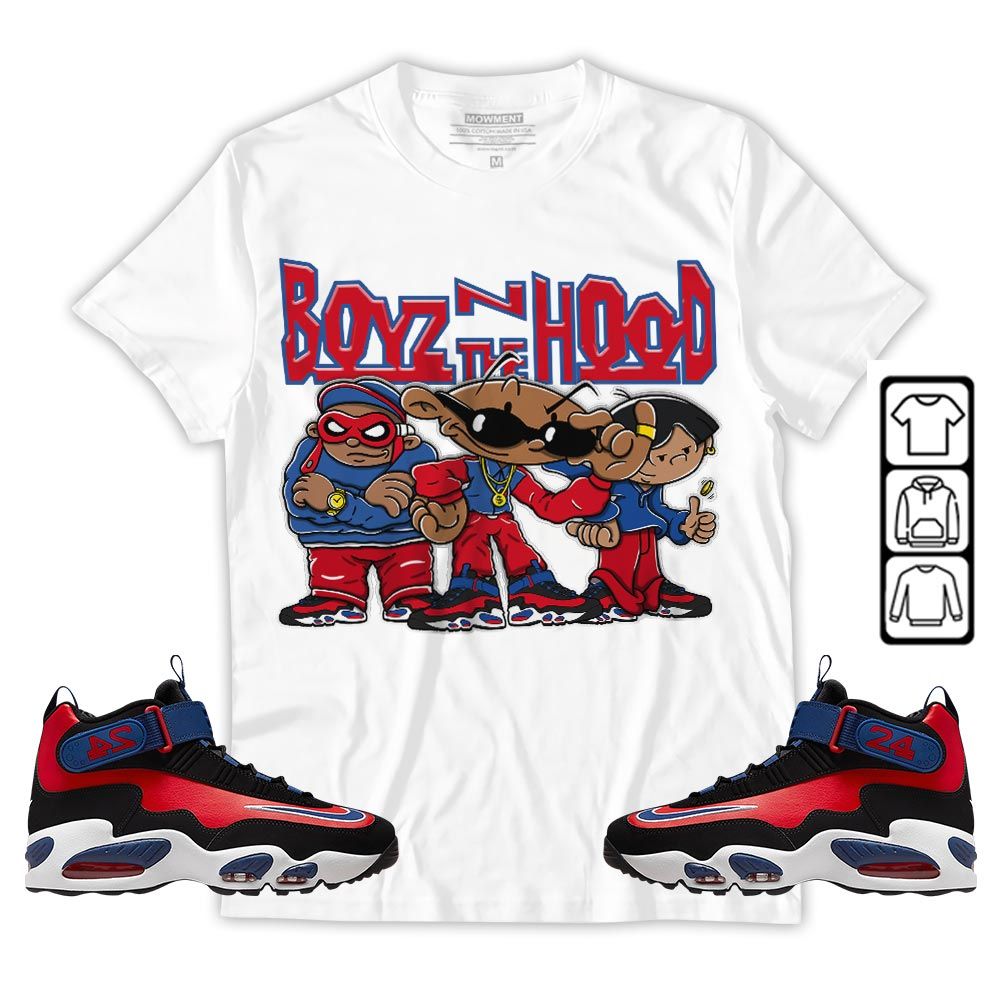 Boyz N The Hood Sneaker Shirt Match Max 1 Navy Red Black, Air Griffey Max 1 Black Red Navy Blue MKO T-Shirt Boyz N The Hood Sneaker Shirt Match Max 1 Navy Red Black, Air Griffey Max 1 Black Red Navy Blue MKO T-Shirt