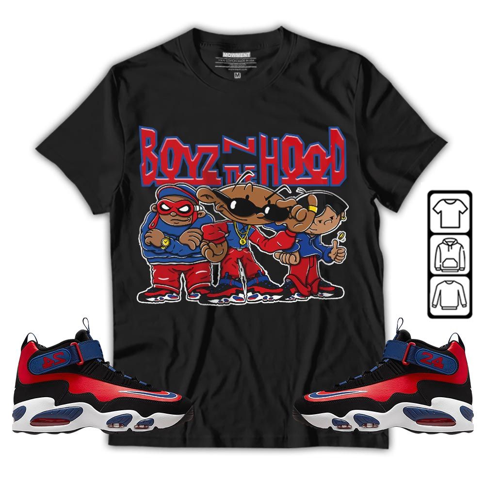 Boyz N The Hood Sneaker Shirt Match Max 1 Navy Red Black, Air Griffey Max 1 Black Red Navy Blue MKO T-Shirt Boyz N The Hood Sneaker Shirt Match Max 1 Navy Red Black, Air Griffey Max 1 Black Red Navy Blue MKO T-Shirt