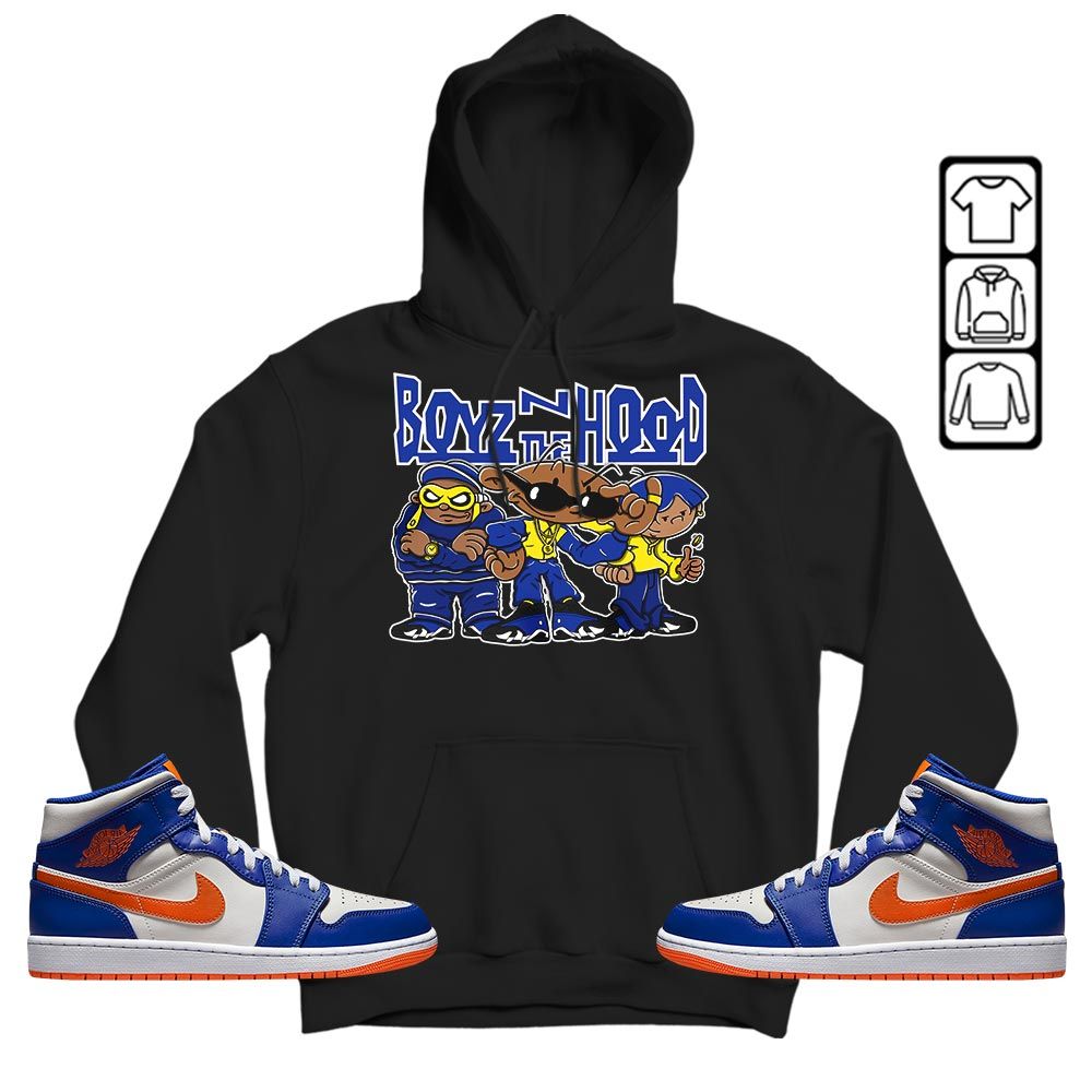Boyz N The Hood Sneaker Shirt Match Mid Knicks 1s, Jordan 1 Mid Knicks MKO T-Shirt Boyz N The Hood Sneaker Shirt Match Mid Knicks 1s, Jordan 1 Mid Knicks MKO T-Shirt