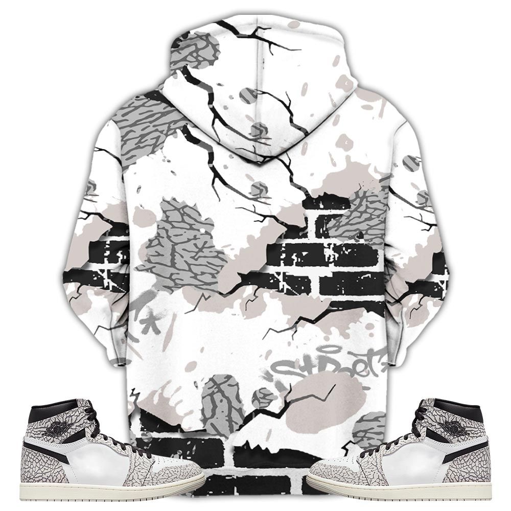 Boyz N The Hood Sneaker Shirt Match Og Elephant 1S, Jordan 1 White Cement Hoodie Sweatshirt Tee All Over Print MKO Shirt