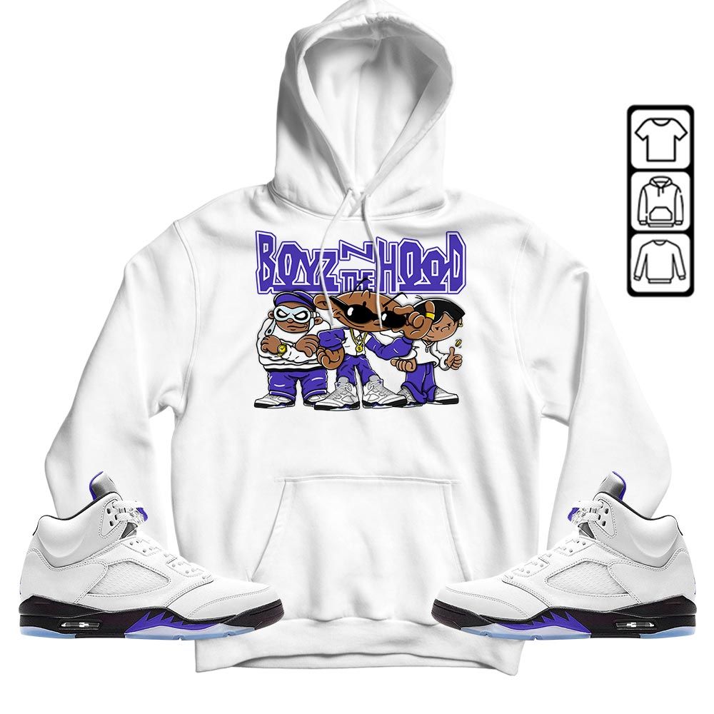 Boyz N The Hood Sneaker Shirt Match Retro Concord 5s, Jordan 5 Retro Concord MKO T-Shirt