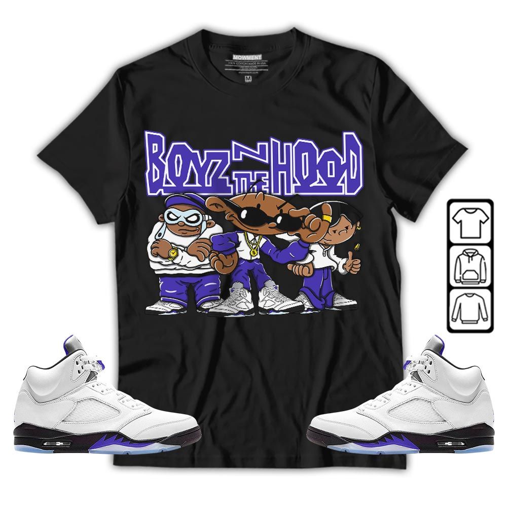 Boyz N The Hood Sneaker Shirt Match Retro Concord 5s, Jordan 5 Retro Concord MKO T-Shirt