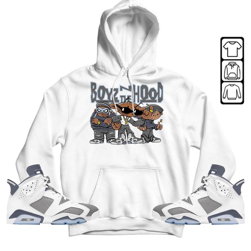 Boyz N The Hood Sneaker Shirt Match Retro Cool Grey 6s, Jordan 6 Cool Grey MKO T-Shirt Boyz N The Hood Sneaker Shirt Match Retro Cool Grey 6s, Jordan 6 Cool Grey MKO T-Shirt