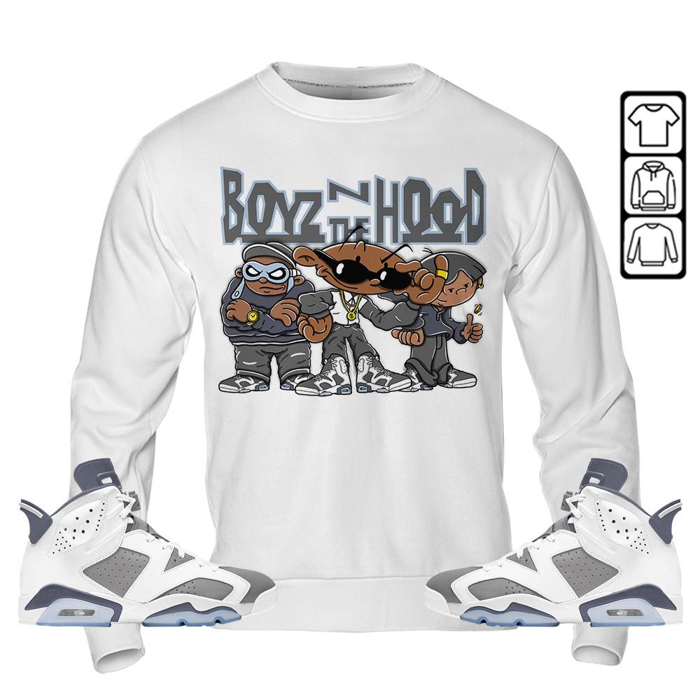 Boyz N The Hood Sneaker Shirt Match Retro Cool Grey 6s, Jordan 6 Cool Grey MKO T-Shirt Boyz N The Hood Sneaker Shirt Match Retro Cool Grey 6s, Jordan 6 Cool Grey MKO T-Shirt
