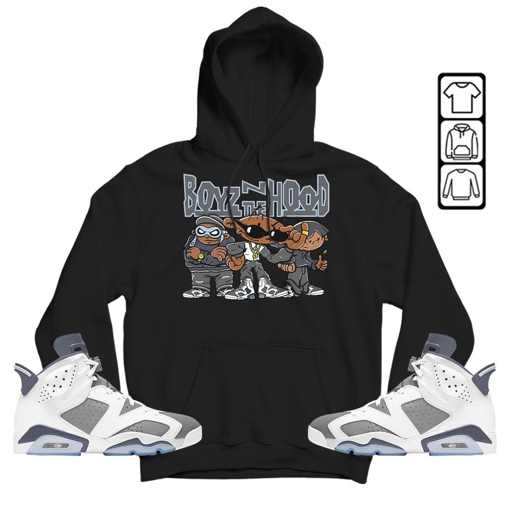 Boyz N The Hood Sneaker Shirt Match Retro Cool Grey 6s, Jordan 6 Cool Grey MKO T-Shirt Boyz N The Hood Sneaker Shirt Match Retro Cool Grey 6s, Jordan 6 Cool Grey MKO T-Shirt