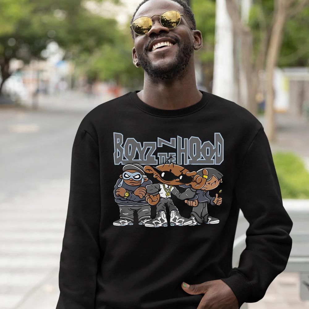 Boyz N The Hood Sneaker Shirt Match Retro Cool Grey 6s, Jordan 6 Cool Grey MKO T-Shirt Boyz N The Hood Sneaker Shirt Match Retro Cool Grey 6s, Jordan 6 Cool Grey MKO T-Shirt