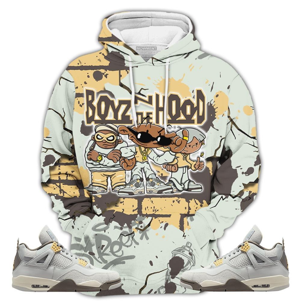 Boyz N The Hood Sneaker Shirt Match Retro Craft 4S, Jordan 4 Craft Photon Dust Hoodie Sweatshirt Tee All Over Print MKO Shirt Boyz N The Hood Sneaker Shirt Match Retro Craft 4S, Jordan 4 Craft Photon Dust Hoodie Sweatshirt Tee All Over Print MKO Shirt