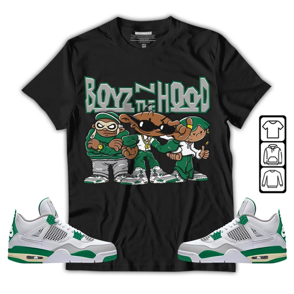 Boyz N The Hood Sneaker Shirt Match Retro Pine Green 4s, Jordan 4 Pine Green MKO T-Shirt Boyz N The Hood Sneaker Shirt Match Retro Pine Green 4s, Jordan 4 Pine Green MKO T-Shirt