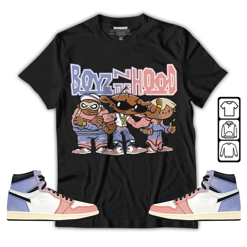 Boyz N The Hood Sneaker Shirt Match Retro Skyline 1s, Jordan 1 High OG Skyline MKO T-Shirt