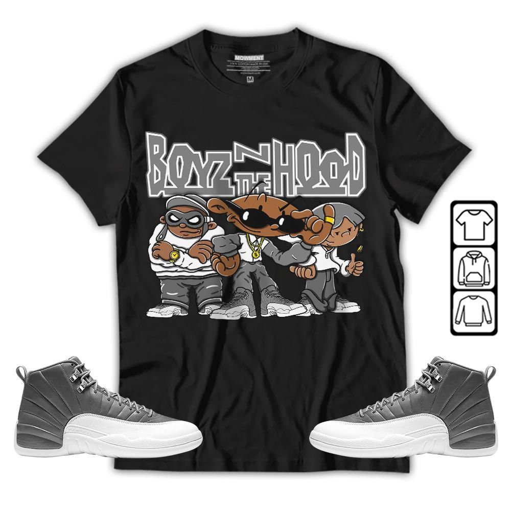 Boyz N The Hood Sneaker Shirt Match Retro Stealth 12s, Jordan 12 Retro Stealth MKO T-Shirt Boyz N The Hood Sneaker Shirt Match Retro Stealth 12s, Jordan 12 Retro Stealth MKO T-Shirt