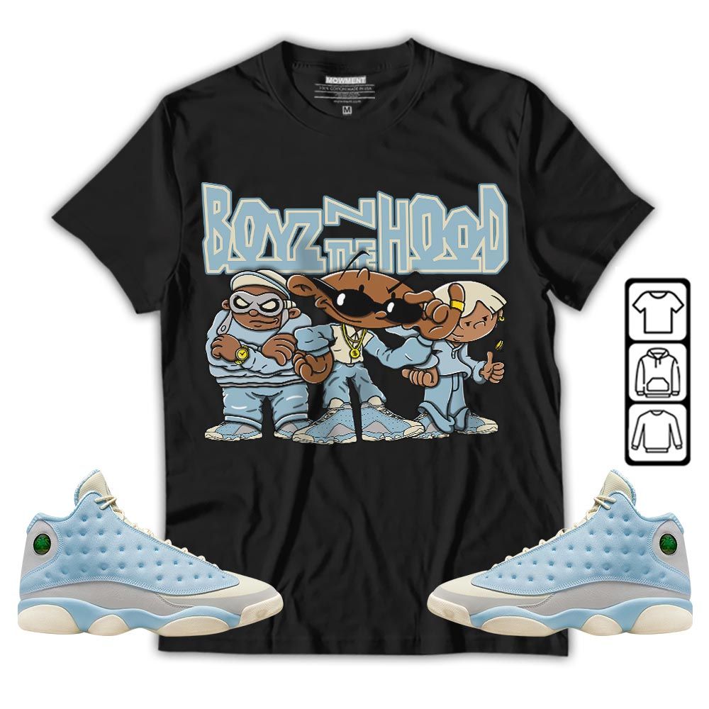 Boyz N The Hood Sneaker Shirt Match SoleFly 13s, Jordan 13 Retro SoleFly MKO T-Shirt