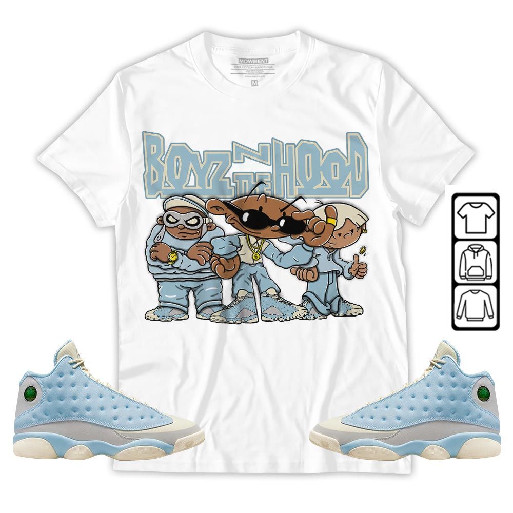 Boyz N The Hood Sneaker Shirt Match SoleFly 13s, Jordan 13 Retro SoleFly MKO T-Shirt Boyz N The Hood Sneaker Shirt Match SoleFly 13s, Jordan 13 Retro SoleFly MKO T-Shirt