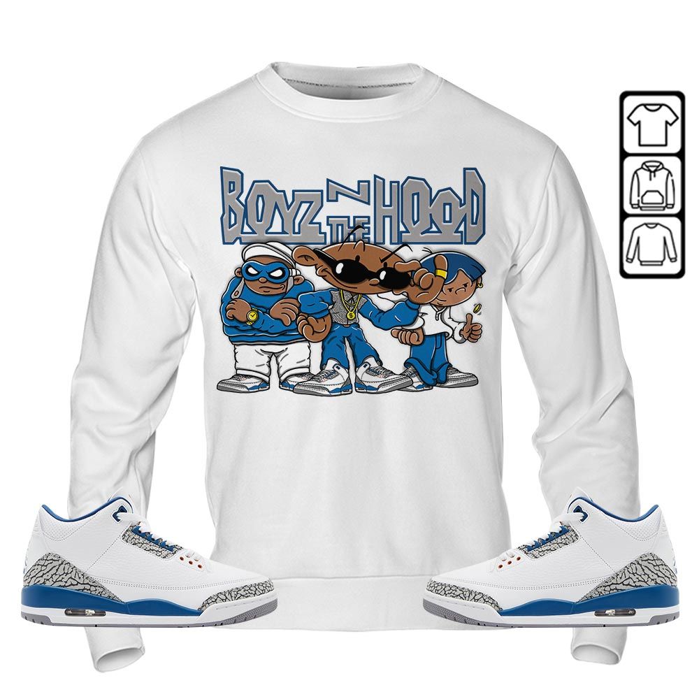 Boyz N The Hood Sneaker Shirt Match Wizards 3s, Jordan Retro 3 Wizards MKO T-Shirt Boyz N The Hood Sneaker Shirt Match Wizards 3s, Jordan Retro 3 Wizards MKO T-Shirt
