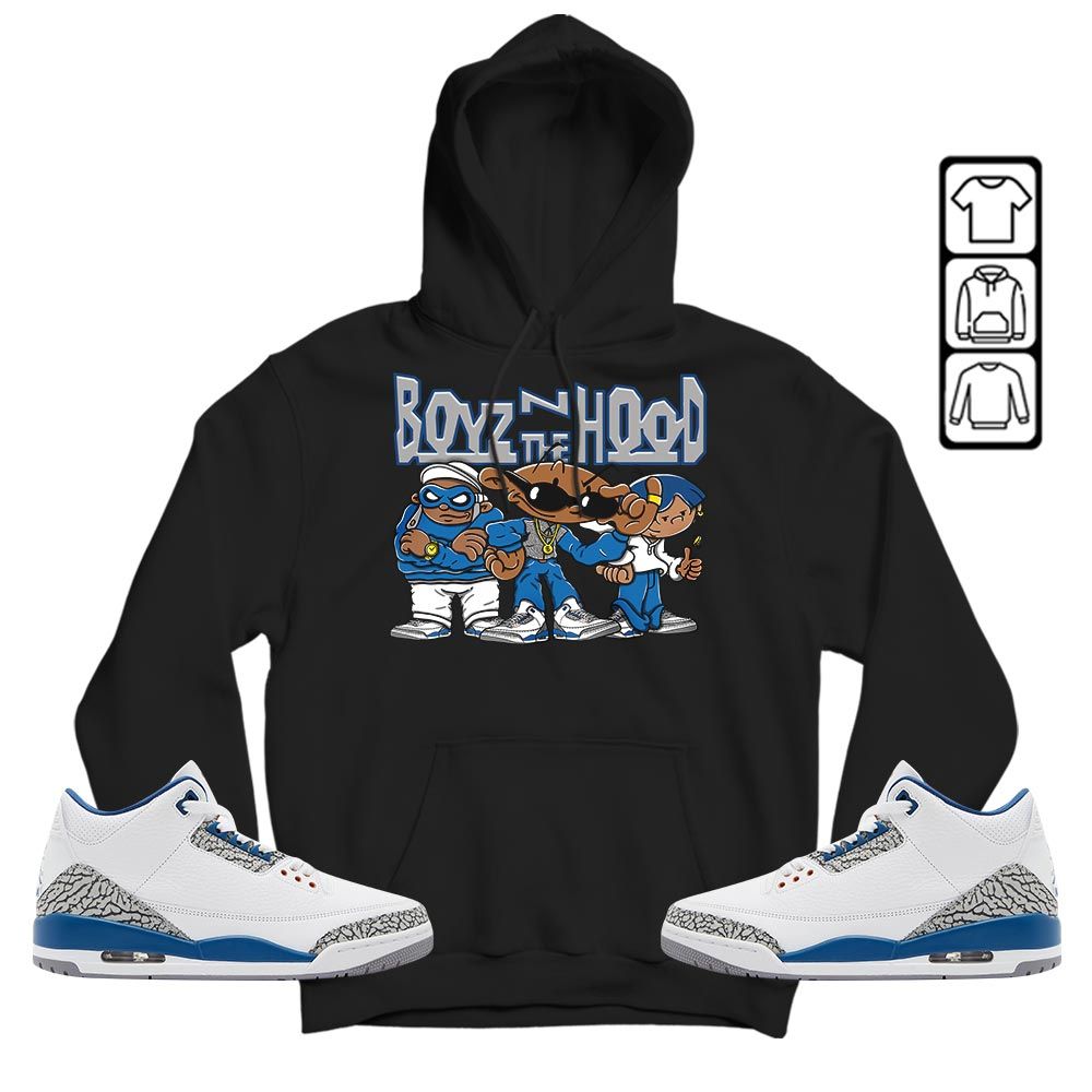 Boyz N The Hood Sneaker Shirt Match Wizards 3s, Jordan Retro 3 Wizards MKO T-Shirt Boyz N The Hood Sneaker Shirt Match Wizards 3s, Jordan Retro 3 Wizards MKO T-Shirt