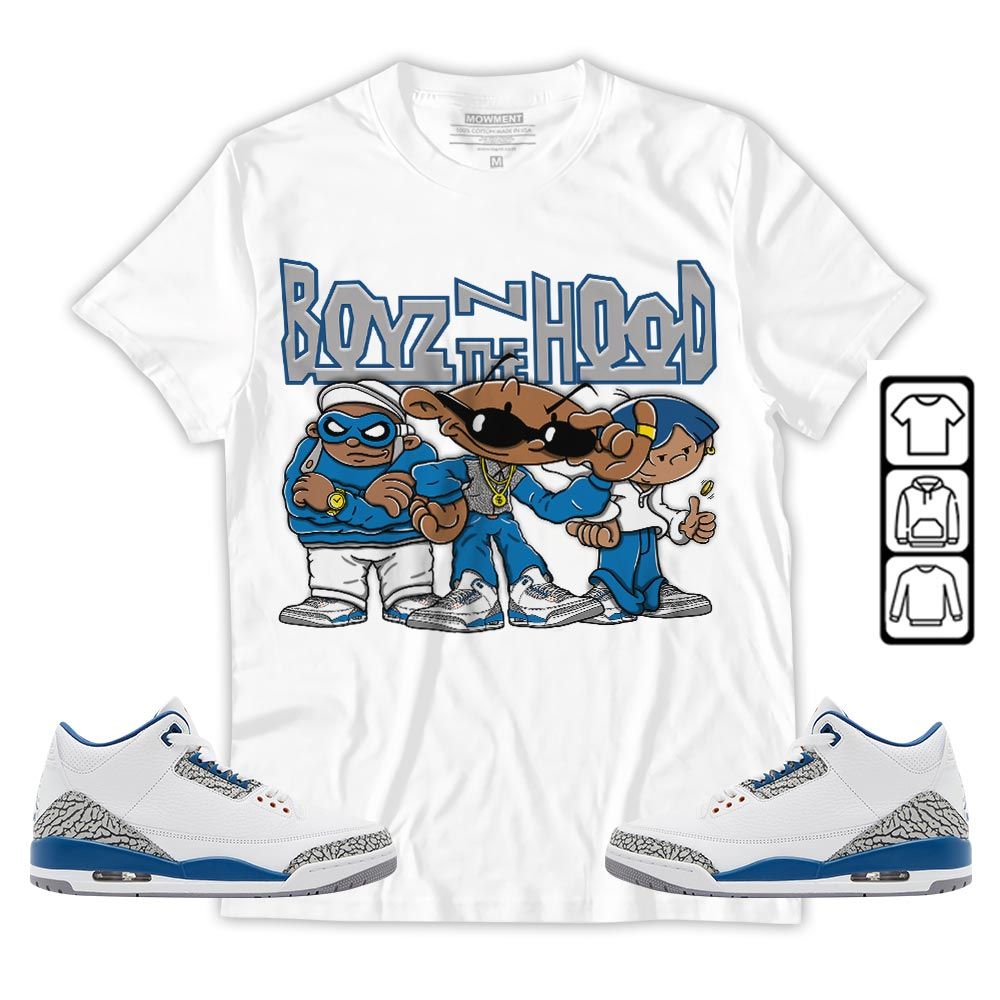 Boyz N The Hood Sneaker Shirt Match Wizards 3s, Jordan Retro 3 Wizards MKO T-Shirt Boyz N The Hood Sneaker Shirt Match Wizards 3s, Jordan Retro 3 Wizards MKO T-Shirt
