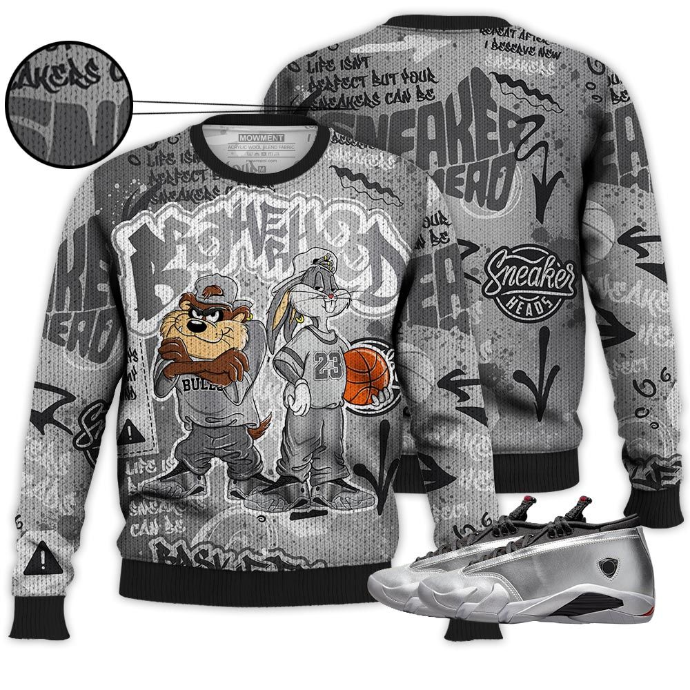 Brotherhood Bunny Sneaker Shirt Match 14 Low Metallic Silver, Jordan 14 Metallic Silver Hoodie Sweatshirt Tee All Over Print MKO Shirt Brotherhood Bunny Sneaker Shirt Match 14 Low Metallic Silver, Jordan 14 Metallic Silver Hoodie Sweatshirt Tee All Over Print MKO Shirt