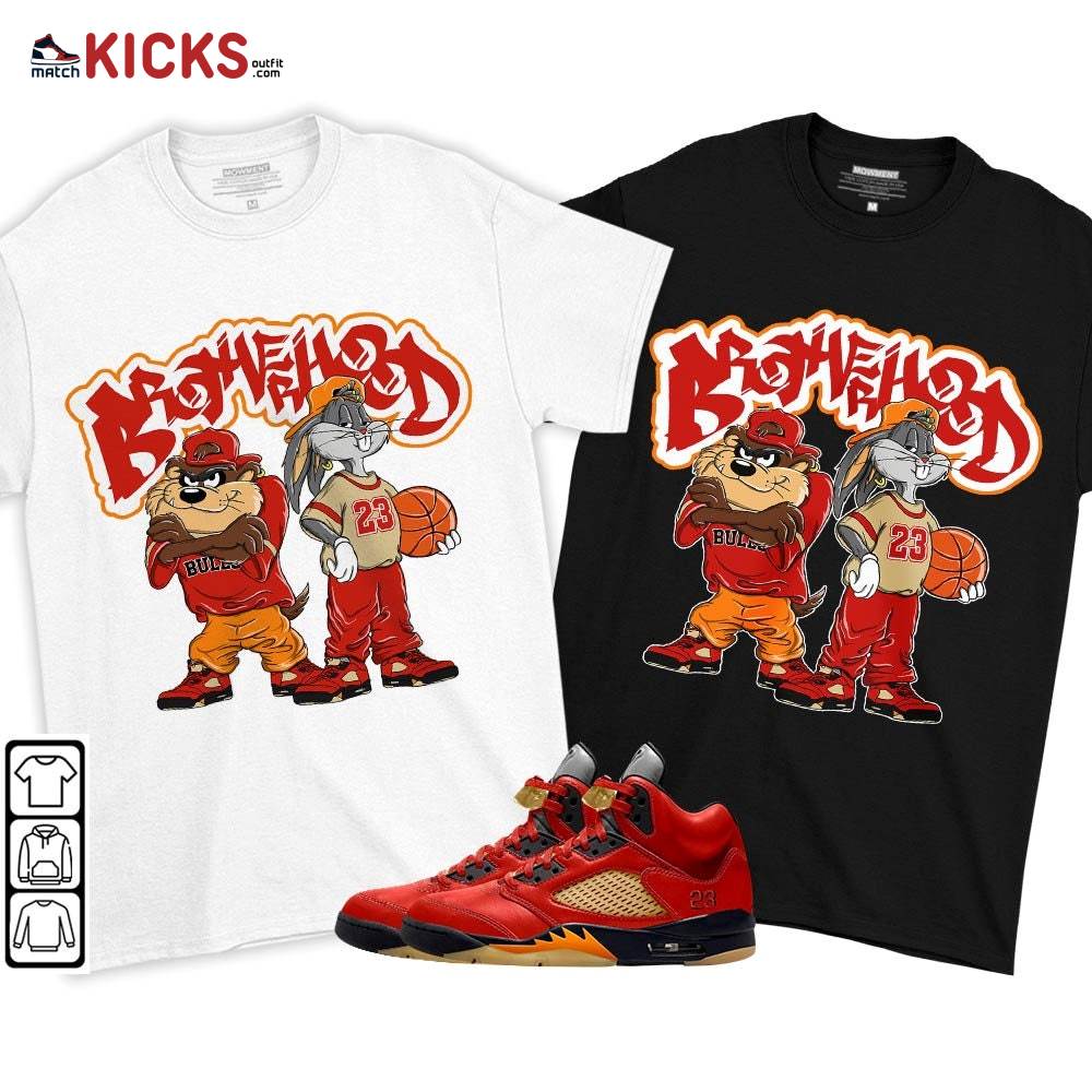 Brotherhood Bunny Sneaker Shirt Match 5 Dunk On Mars, Jordan 5 Mars For Her MKO T-Shirt Brotherhood Bunny Sneaker Shirt Match 5 Dunk On Mars, Jordan 5 Mars For Her MKO T-Shirt