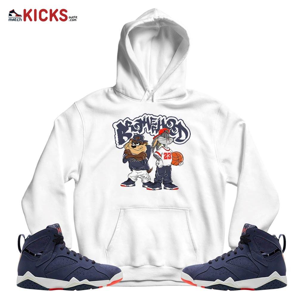 Brotherhood Bunny Sneaker Shirt Match 7 Neutral Indigo, Jordan 7 Quai 54 MKO T-Shirt Brotherhood Bunny Sneaker Shirt Match 7 Neutral Indigo, Jordan 7 Quai 54 MKO T-Shirt
