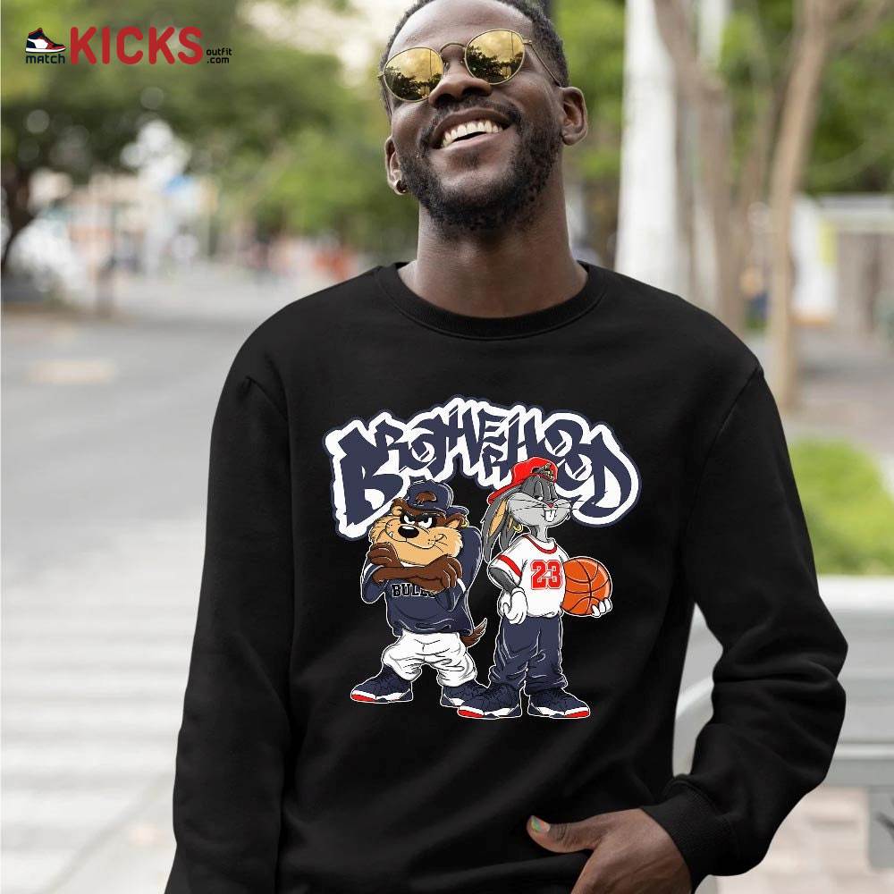 Brotherhood Bunny Sneaker Shirt Match 7 Neutral Indigo, Jordan 7 Quai 54 MKO T-Shirt Brotherhood Bunny Sneaker Shirt Match 7 Neutral Indigo, Jordan 7 Quai 54 MKO T-Shirt
