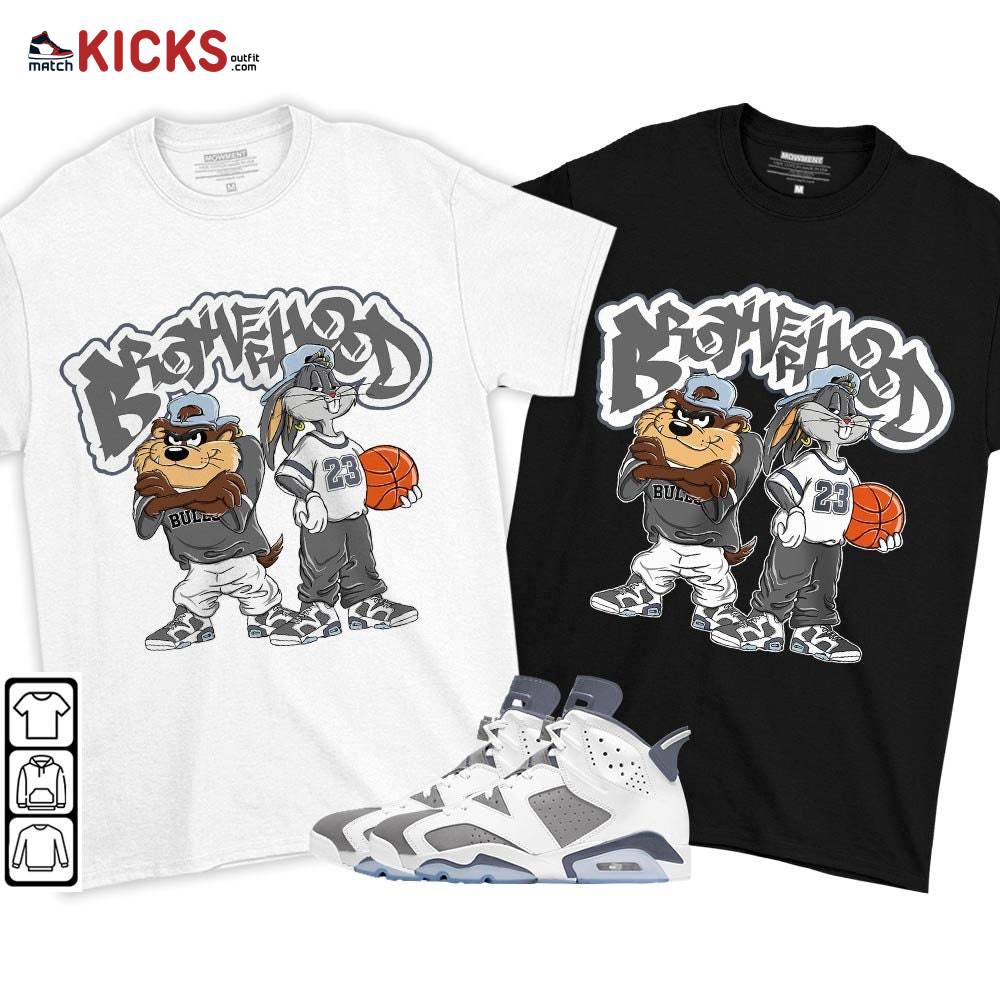 Brotherhood Bunny Sneaker Shirt Match Retro Cool Grey 6s, Jordan 6 Cool Grey MKO T-Shirt Brotherhood Bunny Sneaker Shirt Match Retro Cool Grey 6s, Jordan 6 Cool Grey MKO T-Shirt