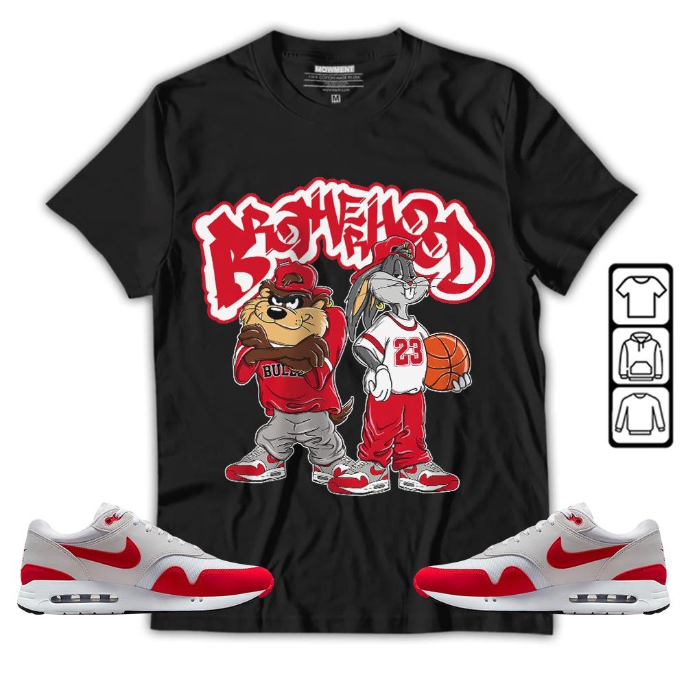 Brotherhood Bunny Tazmanian Sneaker Shirt Match Air Max 1 86 Big Bubble, Air Max 1 86 Big Bubble MKO T-Shirt Brotherhood Bunny Tazmanian Sneaker Shirt Match Air Max 1 86 Big Bubble, Air Max 1 86 Big Bubble MKO T-Shirt