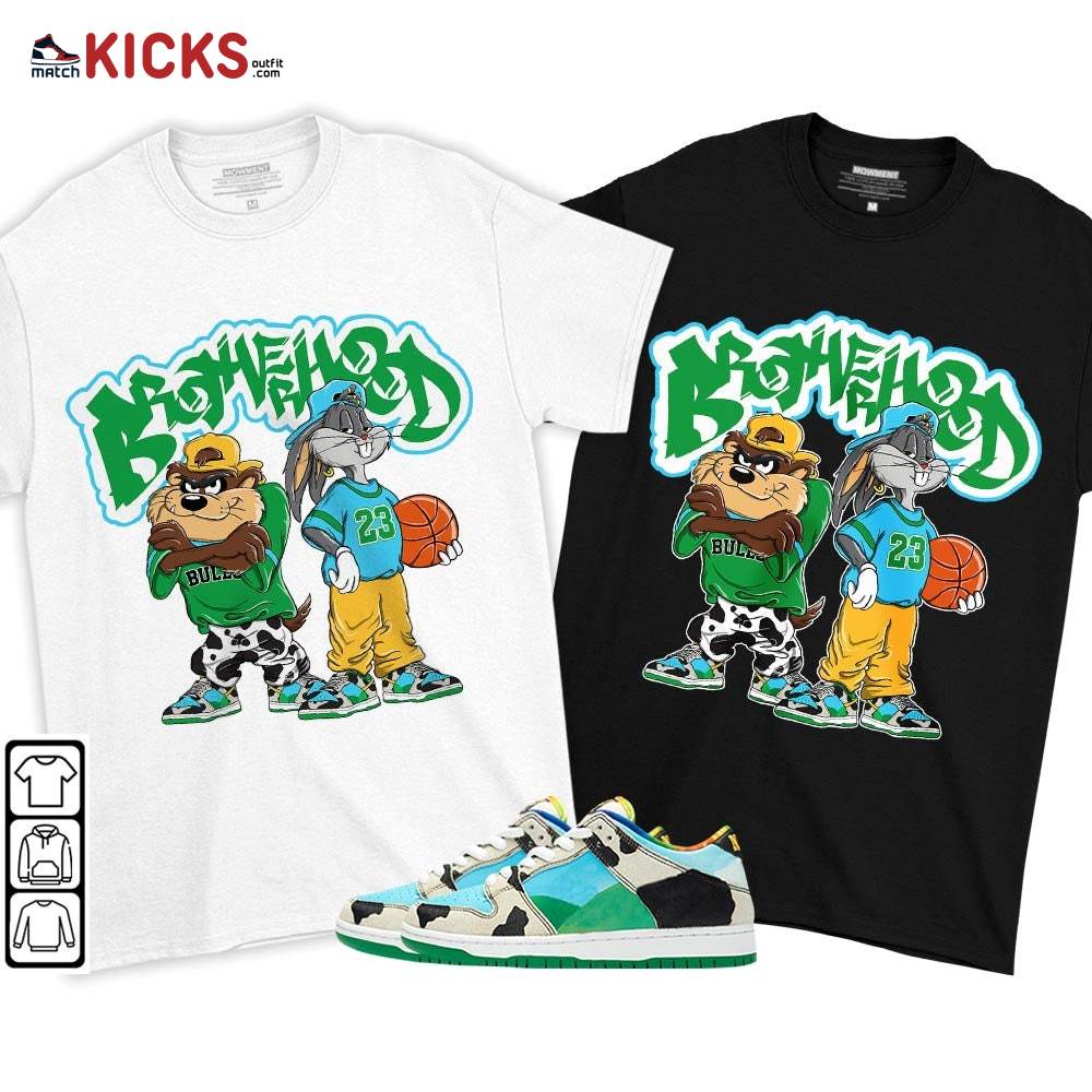 Brotherhood Bunny Tazmanian Sneaker Shirt Match Chunky Dunky, SB Dunk Chunky Dunky MKO T-Shirt Brotherhood Bunny Tazmanian Sneaker Shirt Match Chunky Dunky, SB Dunk Chunky Dunky MKO T-Shirt