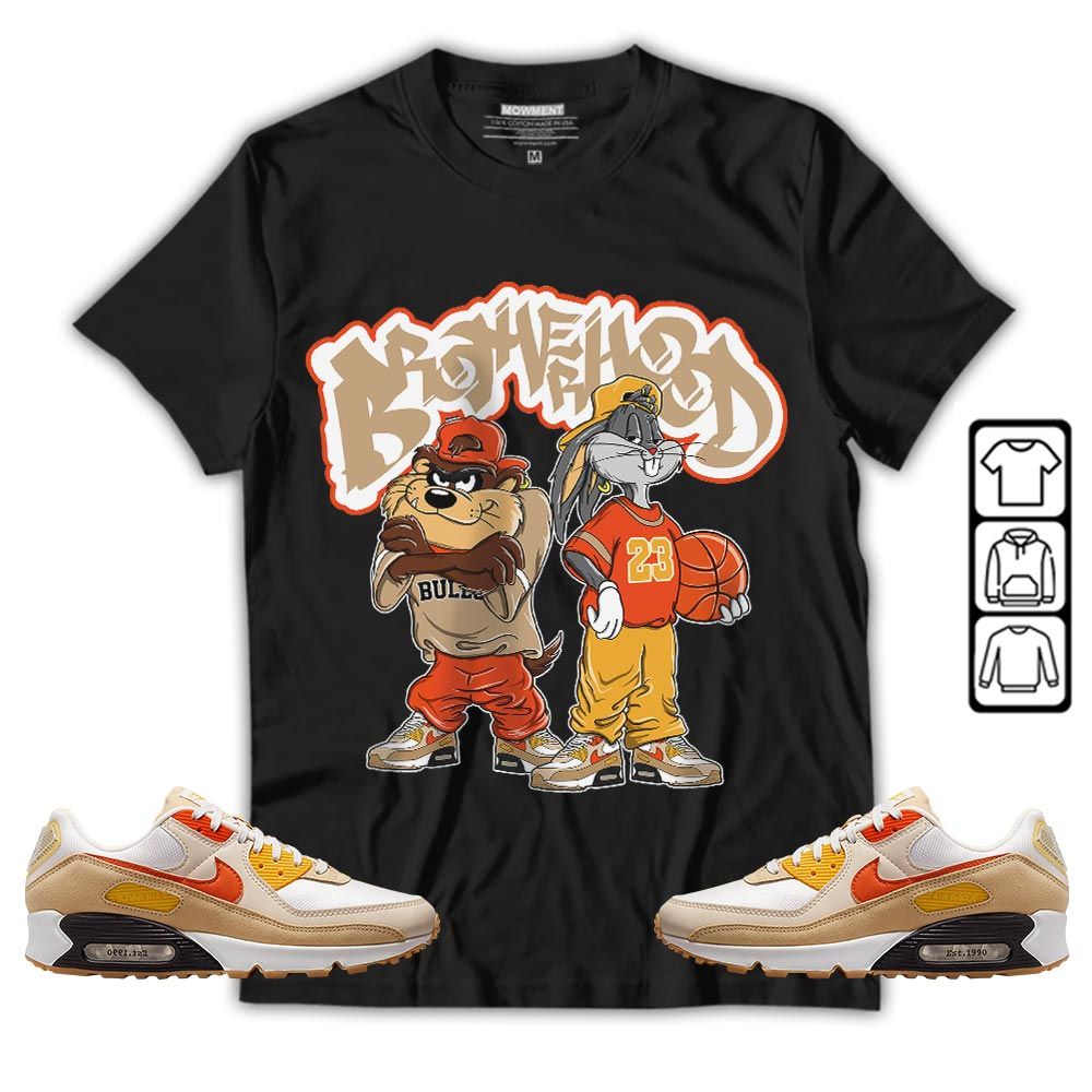 Brotherhood Bunny Tazmanian Sneaker Shirt Match Max 90 Barometer, Air Max 90 Air Pressure MKO T-Shirt Brotherhood Bunny Tazmanian Sneaker Shirt Match Max 90 Barometer, Air Max 90 Air Pressure MKO T-Shirt