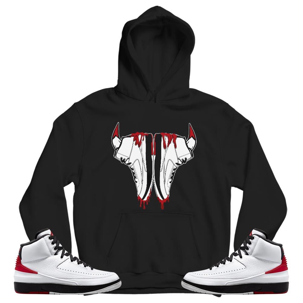 Buffalo Drip Sneaker Shirt Match 2 Chicago Varsity Red, Jordan Retro 2 Chicago MKO T-Shirt