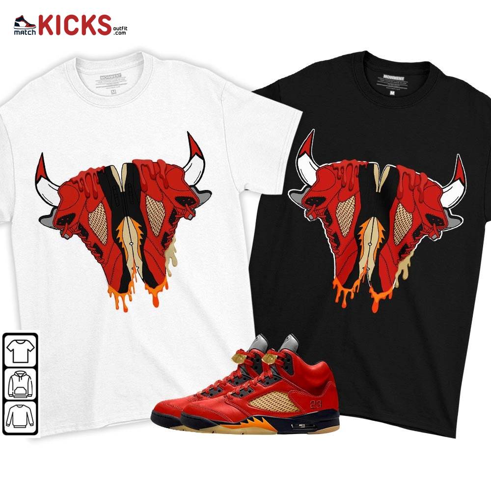 Buffalo Drip Sneaker Shirt Match 5 Dunk On Mars, Jordan 5 Mars For Her MKO T-Shirt Buffalo Drip Sneaker Shirt Match 5 Dunk On Mars, Jordan 5 Mars For Her MKO T-Shirt