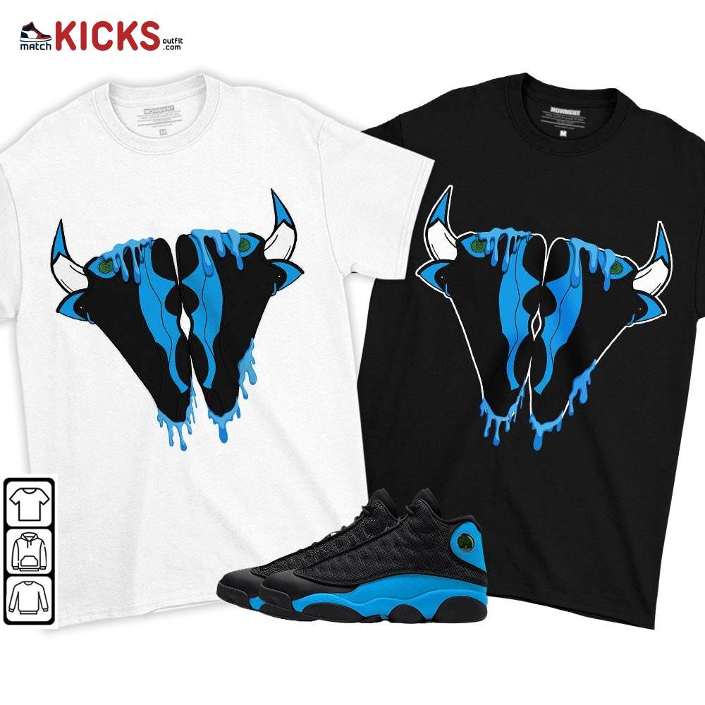 Buffalo Drip Sneaker Shirt Match Black University Blue 13s, Jordan 13 Black University Blue 2022 MKO T-Shirt Buffalo Drip Sneaker Shirt Match Black University Blue 13s, Jordan 13 Black University Blue 2022 MKO T-Shirt