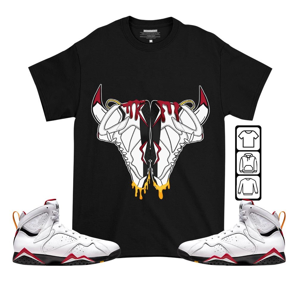 Buffalo Drip Sneaker Shirt Match Cardinal 7s, Jordan 7 Retro Cardinal MKO T-Shirt Buffalo Drip Sneaker Shirt Match Cardinal 7s, Jordan 7 Retro Cardinal MKO T-Shirt