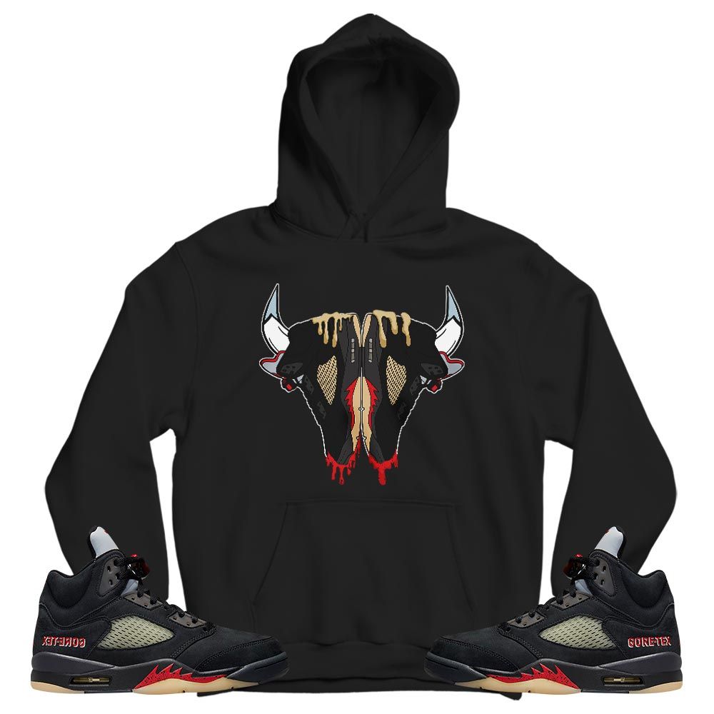 Buffalo Drip Sneaker Shirt Match Gore-Tex 5s, Jordan 5 GORE-TEX Off Noir MKO T-Shirt