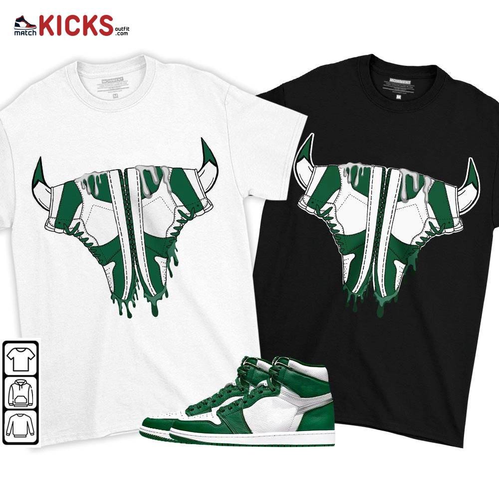 Buffalo Drip Sneaker Shirt Match High Gorge Green 1s, Jordan 1 Retro High Gorge Green MKO T-Shirt Buffalo Drip Sneaker Shirt Match High Gorge Green 1s, Jordan 1 Retro High Gorge Green MKO T-Shirt