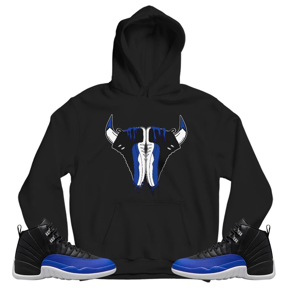Buffalo Drip Sneaker Shirt Match Hyper Royal 12s, Jordan 12 Hyper Royal MKO T-Shirt