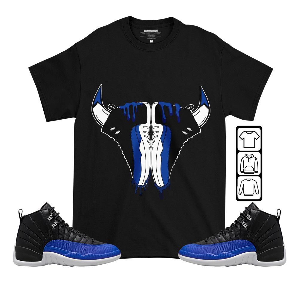 Buffalo Drip Sneaker Shirt Match Hyper Royal 12s, Jordan 12 Hyper Royal MKO T-Shirt Buffalo Drip Sneaker Shirt Match Hyper Royal 12s, Jordan 12 Hyper Royal MKO T-Shirt