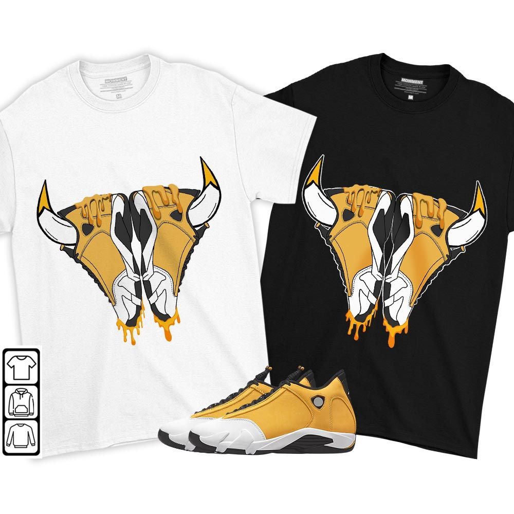 Buffalo Drip Sneaker Shirt Match Light Ginger 14s, Jordan 14 Retro Light Ginger MKO T-Shirt Buffalo Drip Sneaker Shirt Match Light Ginger 14s, Jordan 14 Retro Light Ginger MKO T-Shirt