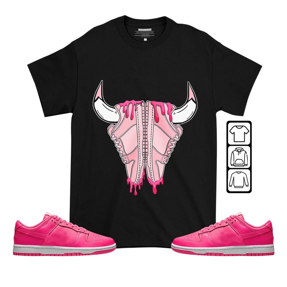 Buffalo Drip Sneaker Shirt Match Low Triple Pink, Dunk Low Triple Pink MKO T-Shirt