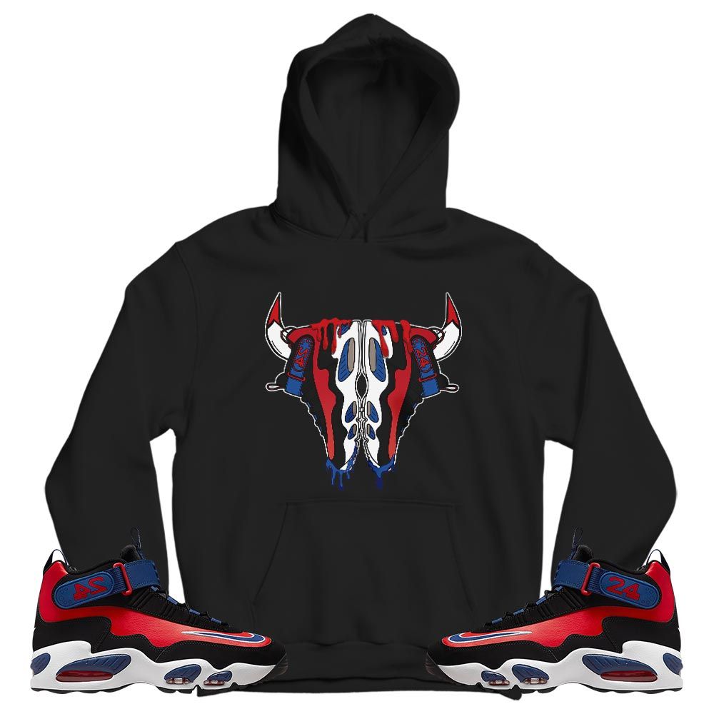 Buffalo Drip Sneaker Shirt Match Max 1 Navy Red Black, Air Griffey Max 1 Black Red Navy Blue MKO T-Shirt