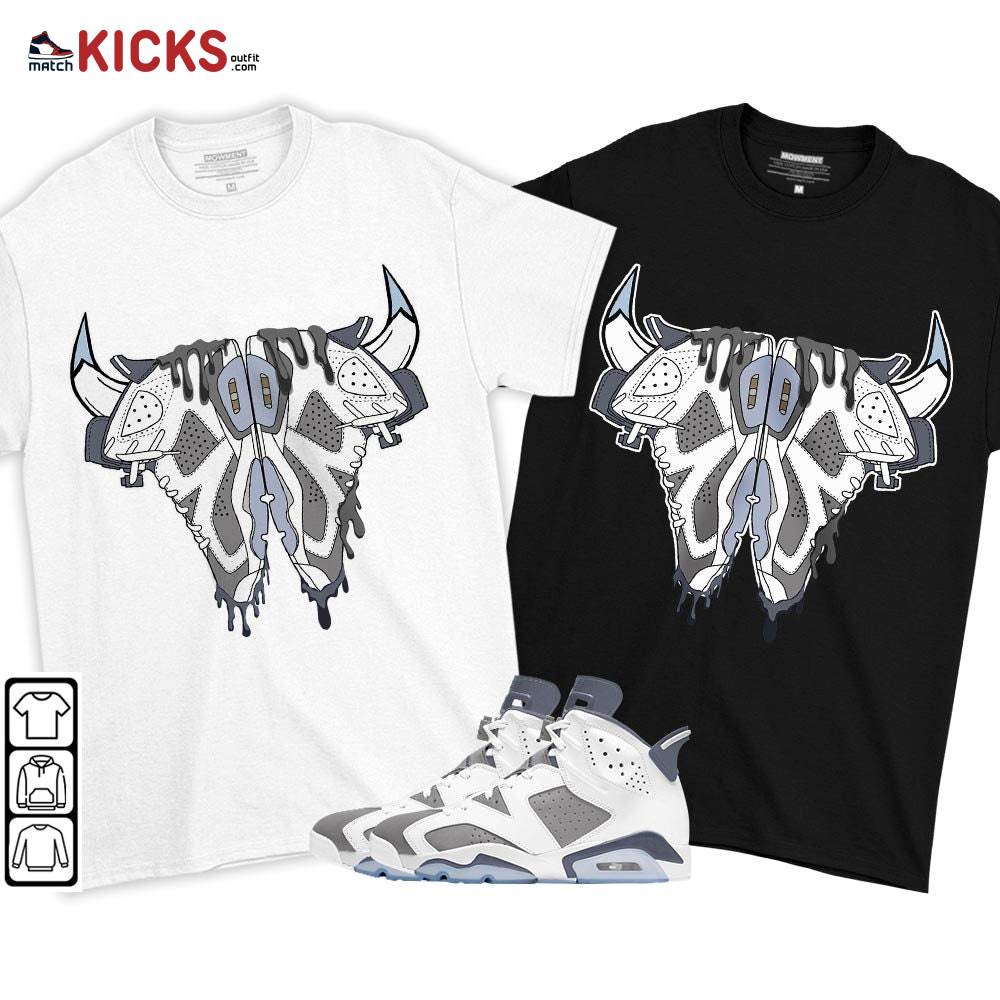 Buffalo Drip Sneaker Shirt Match Retro Cool Grey 6s, Jordan 6 Cool Grey MKO T-Shirt Buffalo Drip Sneaker Shirt Match Retro Cool Grey 6s, Jordan 6 Cool Grey MKO T-Shirt